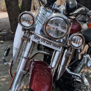 Chrome Wind Deflector Fatboy B-2017