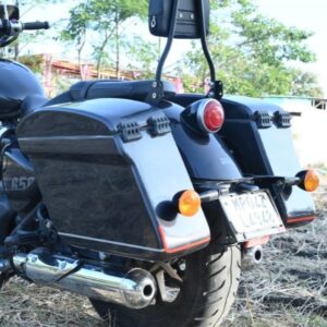 Saddle Box designed for the Super Meteor 650