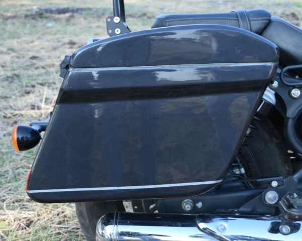 Hard Pannier/Saddle Box designed for the Super Meteor 650 - Fiberglass 40 Liters (20 Liters Each) - Image 3