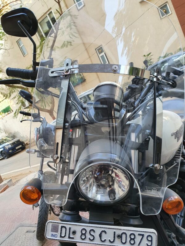 Chrome Windshield for Super Meteor 650