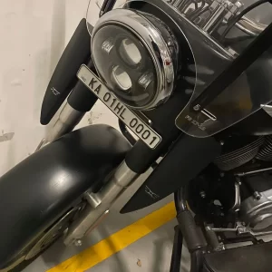 Black Wind Deflector for Harley Davidson Fat Boy